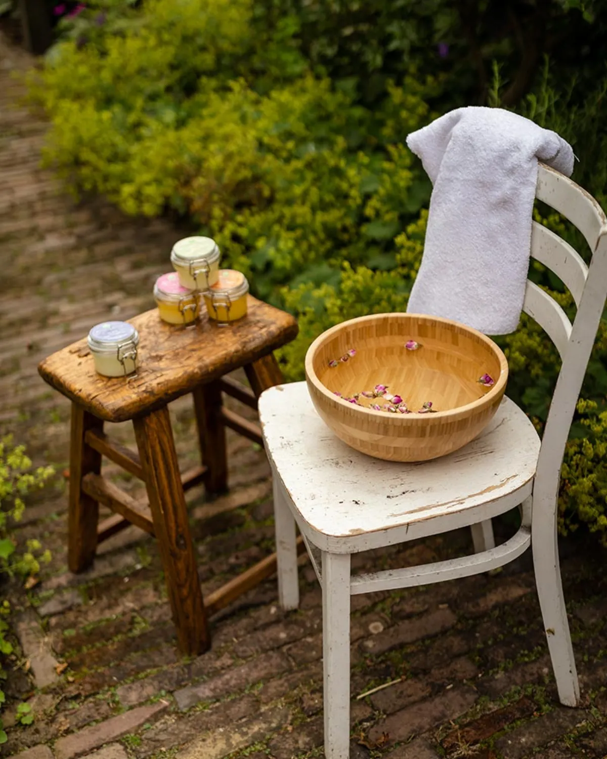 Body Scrub Lavendel sfeerbeeld 1